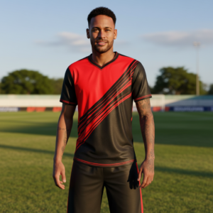 Red and Black Jersey