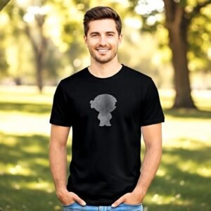 Ninja Silhouette Black Tee