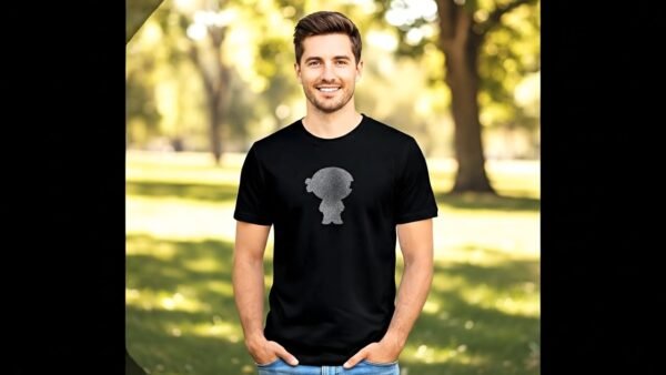 Ninja Silhouette Black Tee
